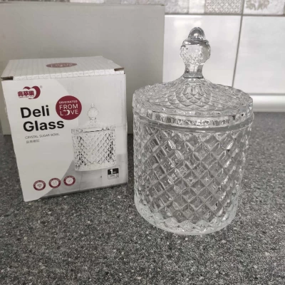 Стеклянная ёмкость для хранения с крышкой (5*17см) Crystal Стеклянная ёмкость для хранения с крышкой (5*17см) Crystal