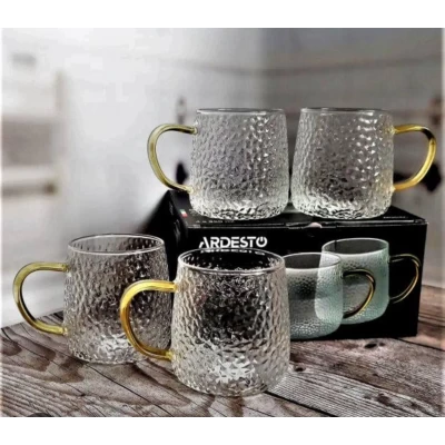 Набор чашек (350мл) ARDESTO, Боросиликатное стекло (4штуки)