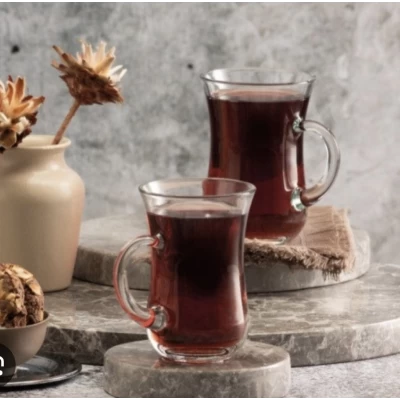 Набор чашек (145мл) с ручкой  Турецкий чай (6штук)