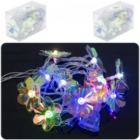Гирлянда электрическая "Цветок" 10шт 3М LED цветная D-42