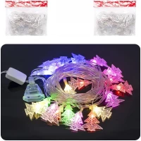 Гирлянда электрическая "Елки" 20шт 4М LED цветная D-20