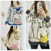 Свитер Кашемир  Размер 46-52 оверсайз, 26308