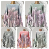 Свитер Кашемир, Машинная вязка. Размер 48-54, 25210