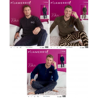 Мужские пижамы. Плотный флис M-L-XL-XXL