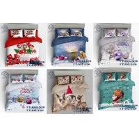 Постельное белье Евро. Фланель, расцветки в ассортименте