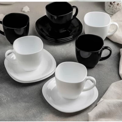 Сервиз чайный Luminarc CARINE White&Black 220х6