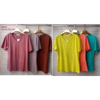 Футболка женская размер 50-54, 100% Cotton ️54001