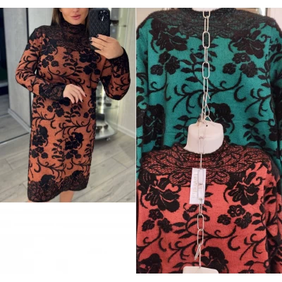 Платье - кашемир+ альпака, 26287. Размер 50-54