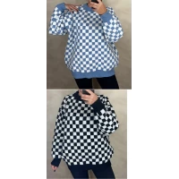 Свитер Кашемир, Размер 48-56 оверсайз, 24021