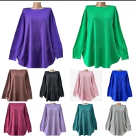 Свитер Кашемир. Машинная вязка. Размер 52-58, 25202