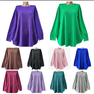 Свитер Кашемир. Машинная вязка. Размер 52-58, 25202