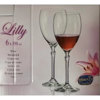Набор для вина Bohemia Lilly 6х350мл