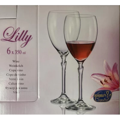 Набор для вина Bohemia Lilly 6х350мл
