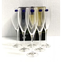 Набор бокалы для шампанского Bohemia Lenny 6Х210мл 