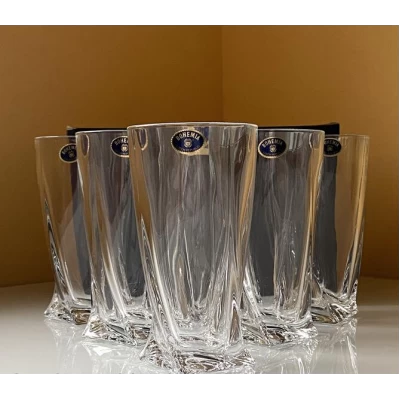 Набор стаканов высоких Bohemia Quadro 6Х350мл 
