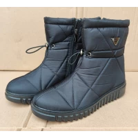 Дутики женские 4414 черные, р-р 38-42