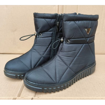 Дутики женские 4414 черные, р-р 38-42