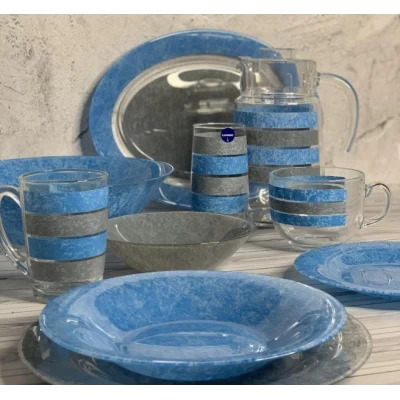 Сервиз Luminarc AMB STONY BLUE & GREY /46пр. Сервиз Luminarc AMB STONY BLUE & GREY /46пр.