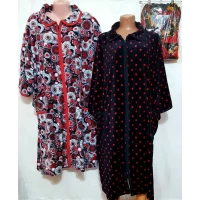 Женский халат Zamina"Узбекистан велюр супер батал (58-64) 1151