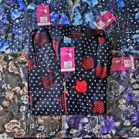 Женский халат байковыйS-4 (XL-5XL) с рукавами молния, 1441