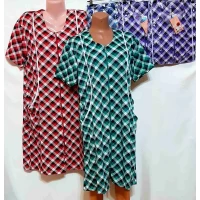 Халат женский, Трикотаж (Размер: XL-5XL)