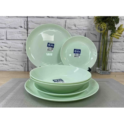 Тарелка Luminarc DIWALI PARADISE GREEN /25см обеденная