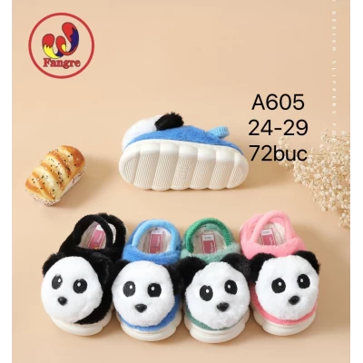 Тапочки детские, Размеры - 24-29, тонкий мех