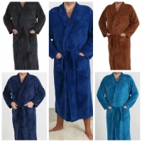 Мужские халаты. Размеры 48-56. В уп. 5 шт разного цвета. Материал махра.