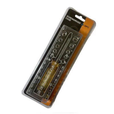 Отвёртка с насадками 28шт на листе, 10245 Отвёртка с насадками 28шт на листе, 10245