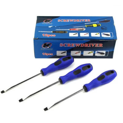 Отвёртка 6 дюйма с массаж. син. чёр. руч. магнит 2 вида након. 23,5см, 17041 Отвёртка 6 дюйма с массаж. син. чёр. руч. магнит 2 вида након. 23,5см, 17041