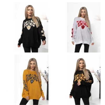 Вишиванки-джемпери жіночі. Розмір універсальний 42-48. Матеріал акрил (трикотаж) 97124 Туреччина