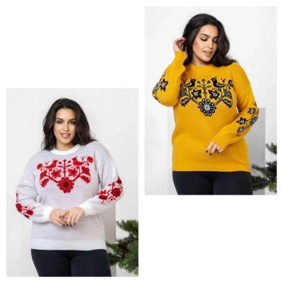 Вишиванки-джемпери жіночі. Розмір універсальний 60-64.. Матеріал акрил (трикотаж) 97123 Туреччина