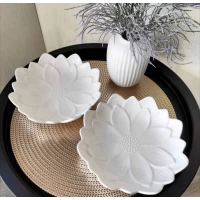 Фарфоровое блюдо*Астра*(24,5*24,5)