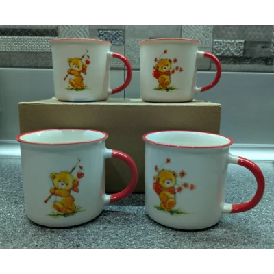 Керамическая чашка (350мл) Мишка Тедди на прогулке