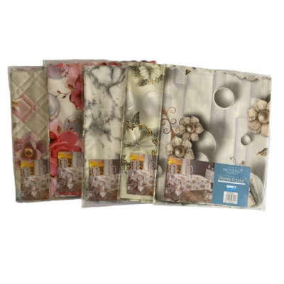 Скатерть 3D "Кристалл" "MONFINO " с кружевами силикон на тканевой основе (140 х 220 см) Скатерть 3D "Кристалл" "MONFINO " с кружевами силикон на тканевой основе (140 х 220 см)