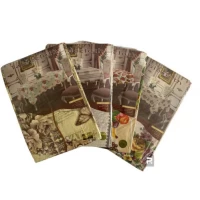 Скатерть ПВХ Волна круглая (152*152)см, 22204