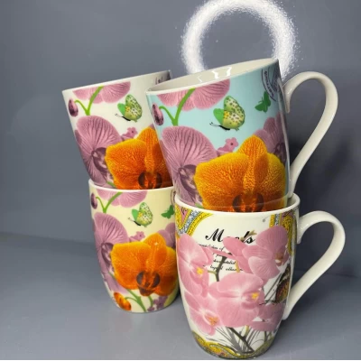 Керамическая чашка (350мл) В ассортименте