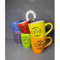 Керамическая чашка (350мл) В ассортименте