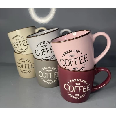 Керамическая чашка (350мл) В ассортименте