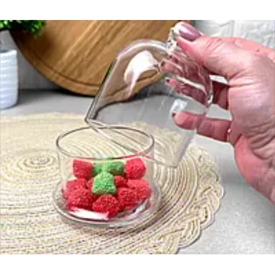 Стеклянная ёмкость для хранения  Лимона, сладостей (505мл)