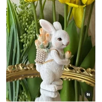 Декоративная статуэтка  Пасхальный кролик (7*7*11,5см)