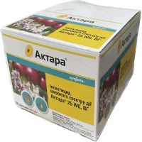 "Актара", 1.4 грамм Syngenta (инсектицид) защита от тли, колорадского жука, коробка 100шт
