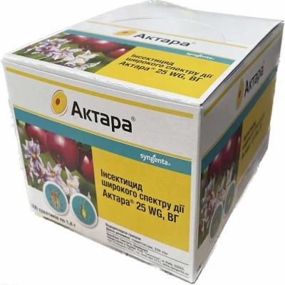 "Актара", 1.4 грамм Syngenta (инсектицид) защита от тли, колорадского жука, коробка 100шт
