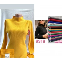 Гольф Рубчик стойка, Кашемир. Размер 44-52 (318)