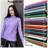 Гольф кашемир стойка, Размер 42-48 (618)	