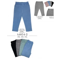 Бриджи джинсовые полубатал 50-54, 9525