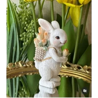 Декоративная статуэтка  Пасхальный кролик(7*7*11,5см)