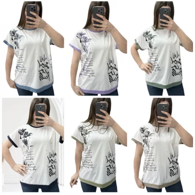 Футболка c 3d принтом 25017, 48-56, 95%котон