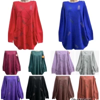 Джемпер батал Тонкий кашемир  Размер 54-58 (24047)