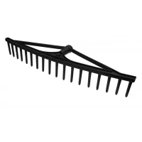 Грабли для сена усиленные 18 зубов, черные